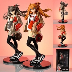 2 Styles 24CM EVA/Neon Genesis Evangelion Asuka Langley Soryu Cartoon Anime PVC Figures