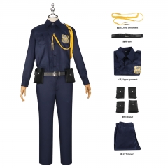 疯狂动物城2万圣节动漫新款cos服狐尼克警官服cosplay全套表演服