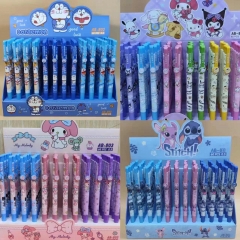 60个)跨境爆款kpop猎魔女团笔圆珠笔蓝色笔芯按动书写笔文具笔huntrix