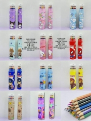 11 Styles Iron Man K-Pop: Demon Hunters Kuromi Cartoon Stationery Anime Color Pencil