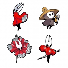 4 Styles Hollow Knight Cartoon Pin Anime Alloy Brooch