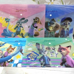 10 Styles 12PCS/SET Zootopia Cartoon Stationery Anime File Pocket