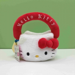 20*17CM Hello Kitty Cartoon Anime Plush Handbag Bag