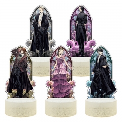 裂纹触摸16彩灯座）哈利harry波特Potter彩窗PTE内印16彩遥控立牌式小夜灯