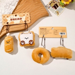 9 Styles Cute Cartoon Anime Plush Keychain