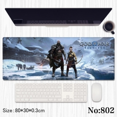 80*30*0.3cm 3 Styles God of War Cartoon Anime Mouse Pad