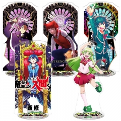 15.5CM 7 Styles Mairimashita! Iruma-kun Cartoon Anime Acrylic Standing Plate