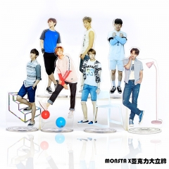 7 Styles MONSTA X Cartoon Anime Acrylic Standing Plate