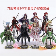 16CM 7 Styles Sword Art Online | SAO Cartoon Anime Acrylic Standing Plate
