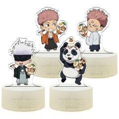 裂纹触摸16彩灯座Q版咒术回战3死灭回游动漫周边虎杖悠仁乙骨忧太夹层内印小夜灯