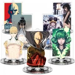 14 Styles One Punch Man Cartoon Anime Acrylic Standing Plate Pendant