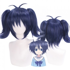happy sugar life 神户盐 墨蓝色 双马尾 cosplay假发