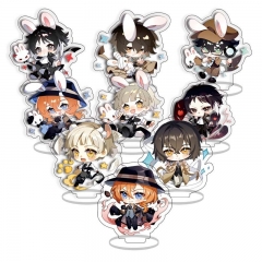 6cm Bungo Stray Dogs Cartoon Anime Acrylic Standing Plate