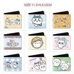 10 Styles Chiikawa Cartoon Wallet Anime Short Purse