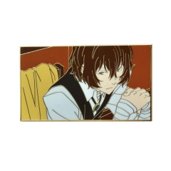 60*34*2MM Bungo Stray Dogs Cartoon Pin Anime Alloy Brooch