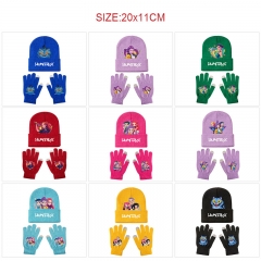 35 Styles K-Pop: Demon Hunters Cartoon Anime Knitted Hat+Glove Set