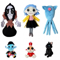 6 Styles Coraline & the Secret DoorAnime Cartoon Plush Toy Doll