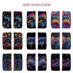 19 Styles Nintendo Game Boy Cartoon PU Wallet Anime Zipper Long Purse