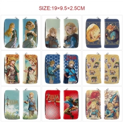 10 Styles The Legend of Zelda Cartoon PU Wallet Anime Zipper Long Purse