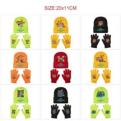 10 Styles Zootopia Cartoon Anime Knitted Hat+Glove Set