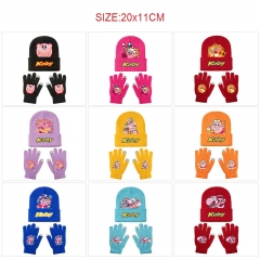 星之卡比-11款 针织帽子手套套装