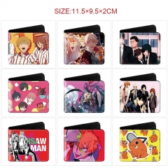 10 Styles Chainsaw Man Cartoon Wallet Anime Short Purse