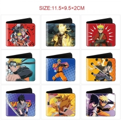 10 Styles Naruto Cartoon Wallet Anime Short Purse