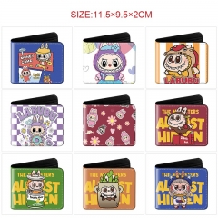 10 Styles POP MART Labubu Cartoon Wallet Anime Short Purse