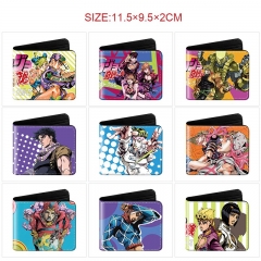 10 Styles JoJo's Bizarre Adventure Cartoon Wallet Anime Short Purse