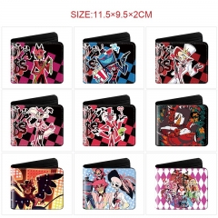 10 Styles Hazbin Hotel Cartoon Wallet Anime Short Purse