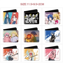 10 Styles Bocchi the Rock! Cartoon Wallet Anime Short Purse
