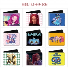 10 Styles K-Pop: Demon Hunters Cartoon Wallet Anime Short Purse