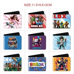 10 Styles Roblox Cartoon Wallet Anime Short Purse