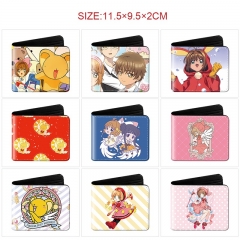 10 Styles Card Captor Sakura Cartoon Wallet Anime Short Purse