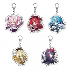 5 Styles Puella Magi Madoka Magica Cartoon Anime Acrylic Keychain
