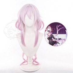 崩坏 星穹铁道 三月七 长夜月cosplay假发 供头皮 渐变色