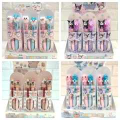 24个）日本chiikawa吉伊卡哇文具书写笔对对套装组合可爱文具组合中性笔