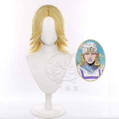 JOJO的奇妙冒险 飙马野郎 乔尼 乔斯达cos假发 头皮顶