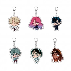 20 Styles 5.5cm AlienStage Cartoon Anime Acrylic Keychain