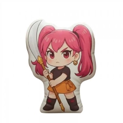 卡通动漫猎魔女团周边印刷抱枕鲁米米拉佐伊同人图案靠枕包包挂件