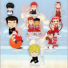 6cm 9PCS/SET Slam Dunk Cartoon Anime Acrylic Standing Plate