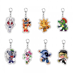 8 Styles 55MM Sundrop FNAF Cartoon Anime Acrylic Keychain