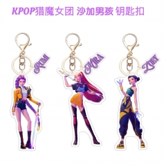 3 Styles 7cm K-Pop: Demon Hunters Cartoon Anime Acrylic Keychain