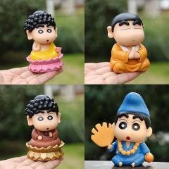 3 Styles 10CM Crayon Shin-chan Cartoon PVC Anime Figures