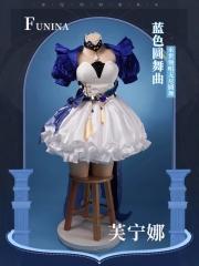 原神cos服芙宁娜枫丹芙卡洛斯水神水色爱丽丝cosplay