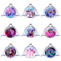 12 Styles K-Pop: Demon Hunters Cartoon Alloy Anime Necklace
