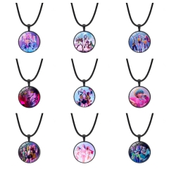 12 Styles K-Pop: Demon Hunters Cartoon Zinc Alloy Anime Necklace