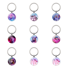 12 Styles K-Pop: Demon Hunters Cartoon Zinc Alloy Anime Keychain