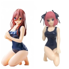 OPP Bag）2 Styles 12CM The Quintessential Quintuplets Nakano Nino Nakano Miku Cartoon PVC Anime Figures