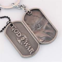 2 Styles GOD OF WAR Cartoon Anime Alloy Keychain/Necklace